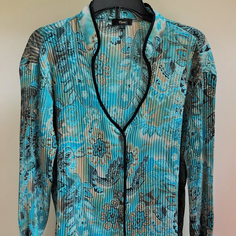 Women's oriental inspired blouse.